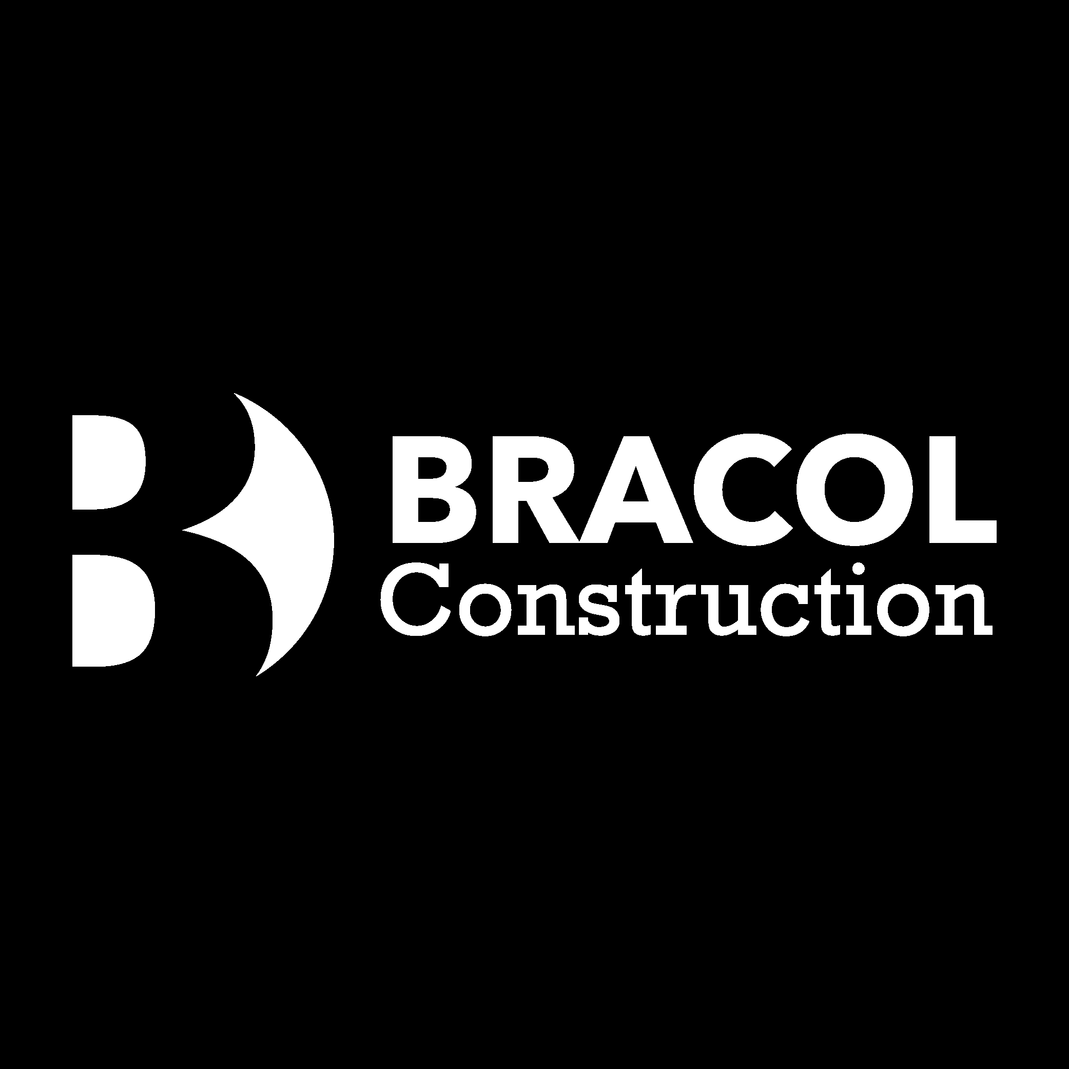 Bracol White Logo Vector Logo